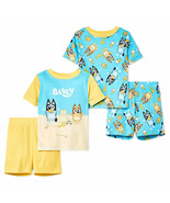 Bluey Sand Castles 4-Piece Toddler Pajama Set Multi-Color - £31.44 GBP