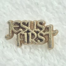 Jesus First Pin Vintage Gold Tone - $9.95