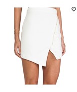 REVOLVE Line and Dot White Angled Zip Lace Pieced Skirt XS - $54.09 CAD