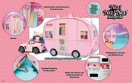 Na Na Na Surprise Kitty-Cat Camper Playset, Pink Toy Car for Fashion -Box Open - $29.48