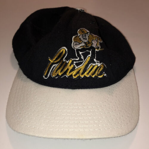 Purdue University Boilermakers Vintage Purdue Pete Snap Back Hat The Game 1984 - $23.08