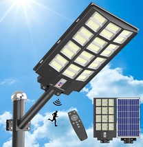 TENKOO Solar Street Lights Outdoor - 2400W Solar Parking Lot Lights 215000 Lu... - £75.58 GBP
