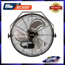 Wall Mounted High Velocity Fan | 18 Air Fan | Quiet High Velocity Blade Fan - £88.31 GBP