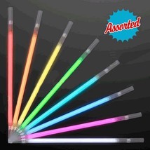 Assorted Color Glow Drinking Straws Pack of 25 - $1,106.37 MXN