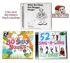 Children&#39;s Sing-A-Long Songs - Lot of 3 CDs  - used - £7.79 GBP