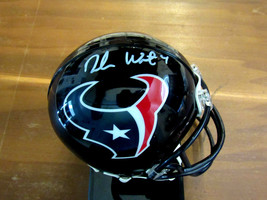 DESHAUN WATSON # 4 HOUSTON TEXANS QUARTERBACK SIGNED AUTO MINI HELMET JSA  - $117.81