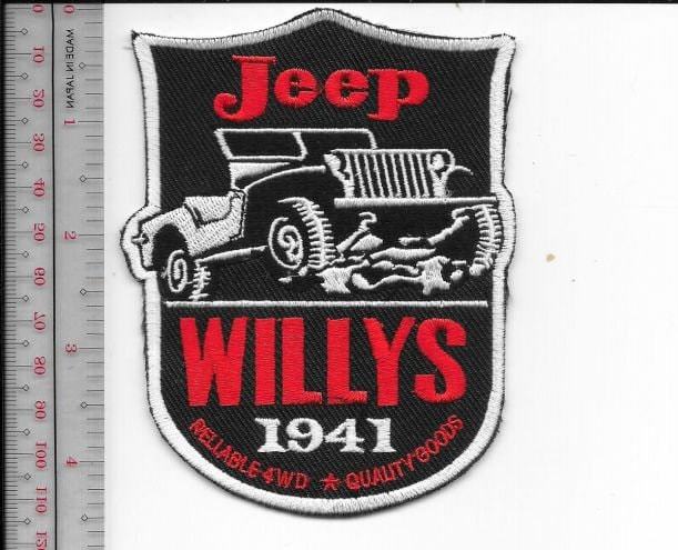 Vintage Truck Jeep Willys 1941 Reliable 4wd Toledo, Ohio Promo Patch - $9.99