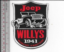 Vintage Truck Jeep Willys 1941 Reliable 4wd Toledo, Ohio Promo Patch - £7.81 GBP