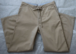 1999 Tommy Hilfiger Women`s Pants 10 Khaki Chino Beige Cotton RN 66476 Vintage - £15.94 GBP