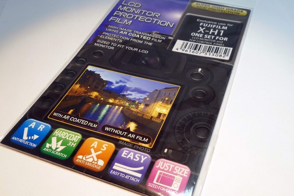 Fujifilm X-H1 camera Screen/Monitor Hard Coat LCD Protector - $12.07