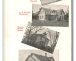 Four Views of Horace North Dakota ND Brink Residence Church UNP DB Postc... - $16.88