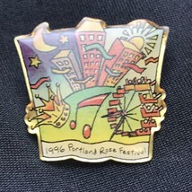 Portland Rose Festival 1996 Vintage Pin 90s  - £9.51 GBP