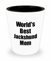 Jackshund Mom Shot Glass Worlds Best Dog Lover Funny Gift For Pet Owner Liquor L - £10.26 GBP