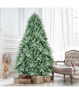 9FT Blue-Green Christmas Tree, PE+PVC Tips, Full-Bodied - $403.99