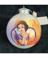 Walt Disney World Princess Glass Ornament Ball Globe Snow White Disneyland - £31.06 GBP