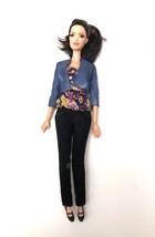 Mattel 2015 Flats To Heels Raquel Doll Floral Shirt, Jeans &amp; Jacket *See Descrip - £14.88 GBP