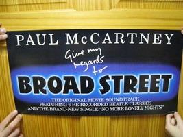 Paul McCartney Poster The Beatles Give My Regards To Broad Street Soundtrack - £70.45 GBP