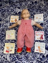 American Girl Pleasant Company Bitty Baby Doll &amp; 6 Bitty bear books and activity - £74.69 GBP