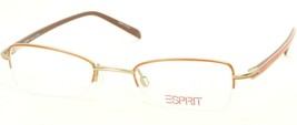 NEW ESPRIT 9312 COLOR-555 ORANGE /PALE GOLD EYEGLASSES GLASSES FRAME 45-... - $20.79
