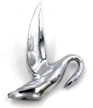 Vintage 1940&#39;s Packard Flying Swan Chrome Hood Ornament - £59.11 GBP