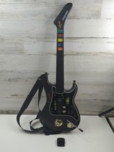 PS2 Guitar Hero Red Octane Kramer Striker Wireless Guitar 89119.806 With Dongle - £80.04 GBP