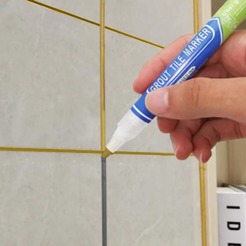 Ir pen tile refill grout pen tile gap repair bathroom wall porcelain filling mouldproof thumb200