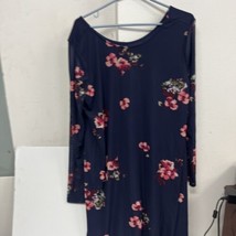 Isabel Maternity Womens XL 3/4 Sleeve Blouse Navy Floral - £6.22 GBP