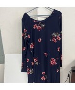 Isabel Maternity Womens XL 3/4 Sleeve Blouse Navy Floral - £6.32 GBP