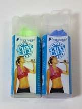 2 Packs Chilly Mini Cooling Wrap By Frogg Toggs 3&quot;x29&quot; Blue And Green - £8.28 GBP