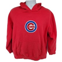 Chicago Cubs Majestic Hoodie Retro Logo Red Size S - £23.70 GBP