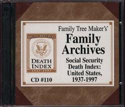 Family Tree Maker&#39;s Family Archives: Social Security Death Index: United States, - £14.08 GBP