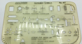 Berol Rapi Design Instrument Symbols No. 47 Template - $9.89