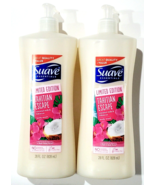 (2 Ct) Suave Limited Edition Tahitian Escape Coconut Milk Hibiscus Body ... - £18.57 GBP