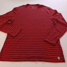 American Eagle Outfitters Men&#39;s Active Flex Red Striped Sweatshirt Size ... - €10,66 EUR