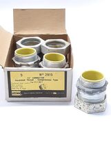 Raco 2915 Connector Insulated Throat Compression Type 1-1/4&quot;, Box of 5  - $18.50