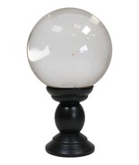 Wicca Occult Witchcraft Paranormal Witch Crystal Glass Gazing Ball On Stand - $1,104.26 MXN