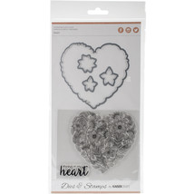 Decorative Dies and Stamp Set Heart - $1,005.68 MXN
