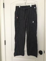 1pc  Women&#39;s Gray Scrub Pants Pockets Nurse Medical Size Small - $25.22
