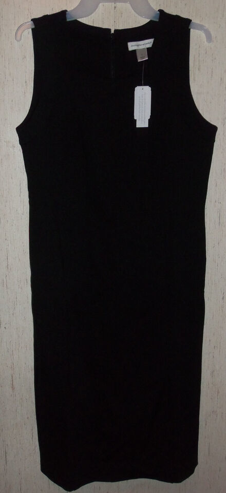 NWT WOMENS christopher &amp; banks PONTE KNIT LITTLE BLACK DRESS  SIZE 6 - $29.92