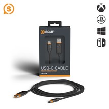 Braided USB C Cable Black 6 feet 2 Meters USB C Connection and Charging for Xbox - £23.84 GBP