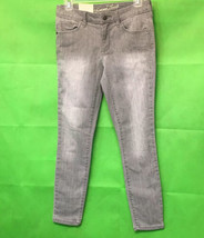 Women&#39;s Mid-Rise Skinny Jeans - Universal Thread; Gray 0 Short - £19.58 GBP