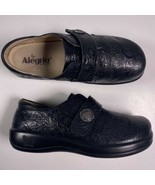 Alegria Joleen Tar JOL-429 Tooled Black Leather Nurse Shoe Women&#39;s Sz EU 38 - $61.10 CAD