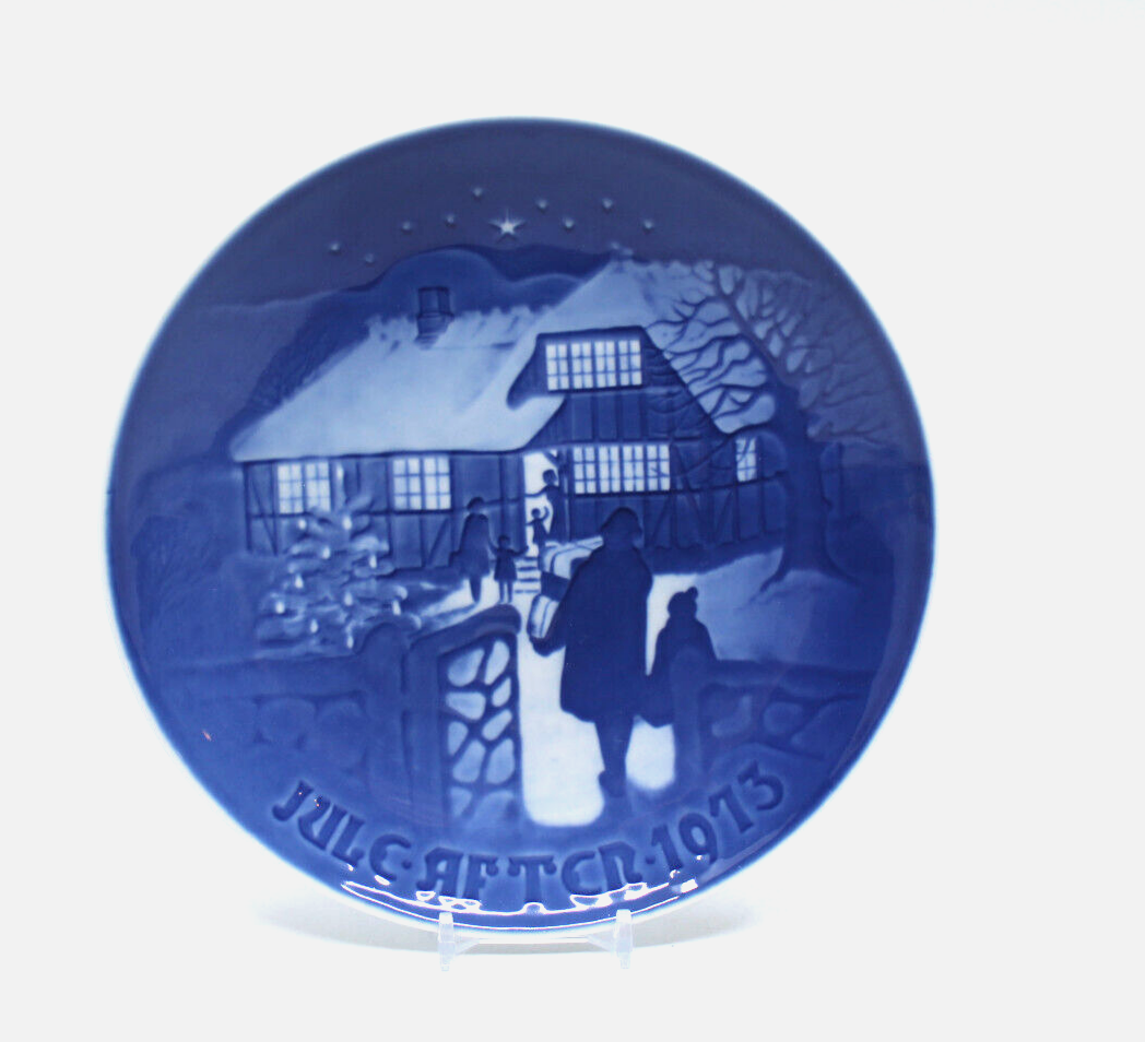 B&G Bing and Grondahl 1973 Jule After Christmas Collectible Plate Denmark - $26.07