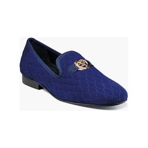 Stacy Adams Valet Slip On Bit Loafer Men&#39;s Shoes Blue Blue 25166-400 - £76.17 GBP