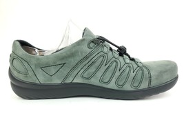 KLOGS Napoli Women&#39;s Comfort Bungee Cord Shoes Green Suede Size 11 M - £46.82 GBP