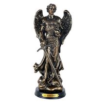 Pacific Trading Archangel Jedudiel Bronze Color Statue Figurine 8.1 Inch - $19.98
