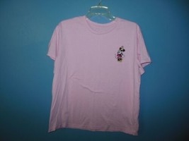 Ladies Disney Minnie Mouse Pink T Shirt XLarge - $10.99