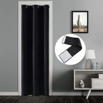 Blackout Curtains For Narrow Windows/Doorways, 34&quot; Wide By 80&quot; Long, Privacy - £29.21 GBP
