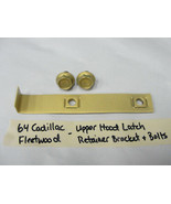 64 1964 Cadillac Fleetwood Upper Hood Latch Mounting Retainer Strap &amp; Bolts - £27.35 GBP