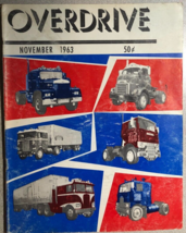 OVERDRIVE vintage Trucking Magazine  November 1963 - £59.34 GBP